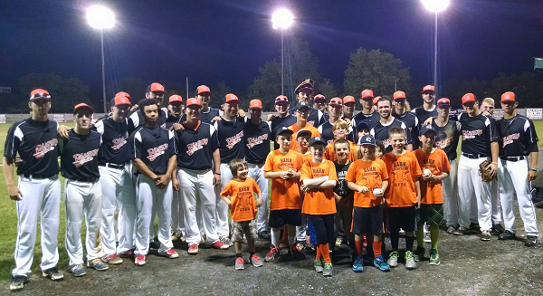 The Quakertown Blazers hosted the Rahn Landscaping Quakertown youth baseball team on June 9 as the Blazers defeated South Jersey 3-1